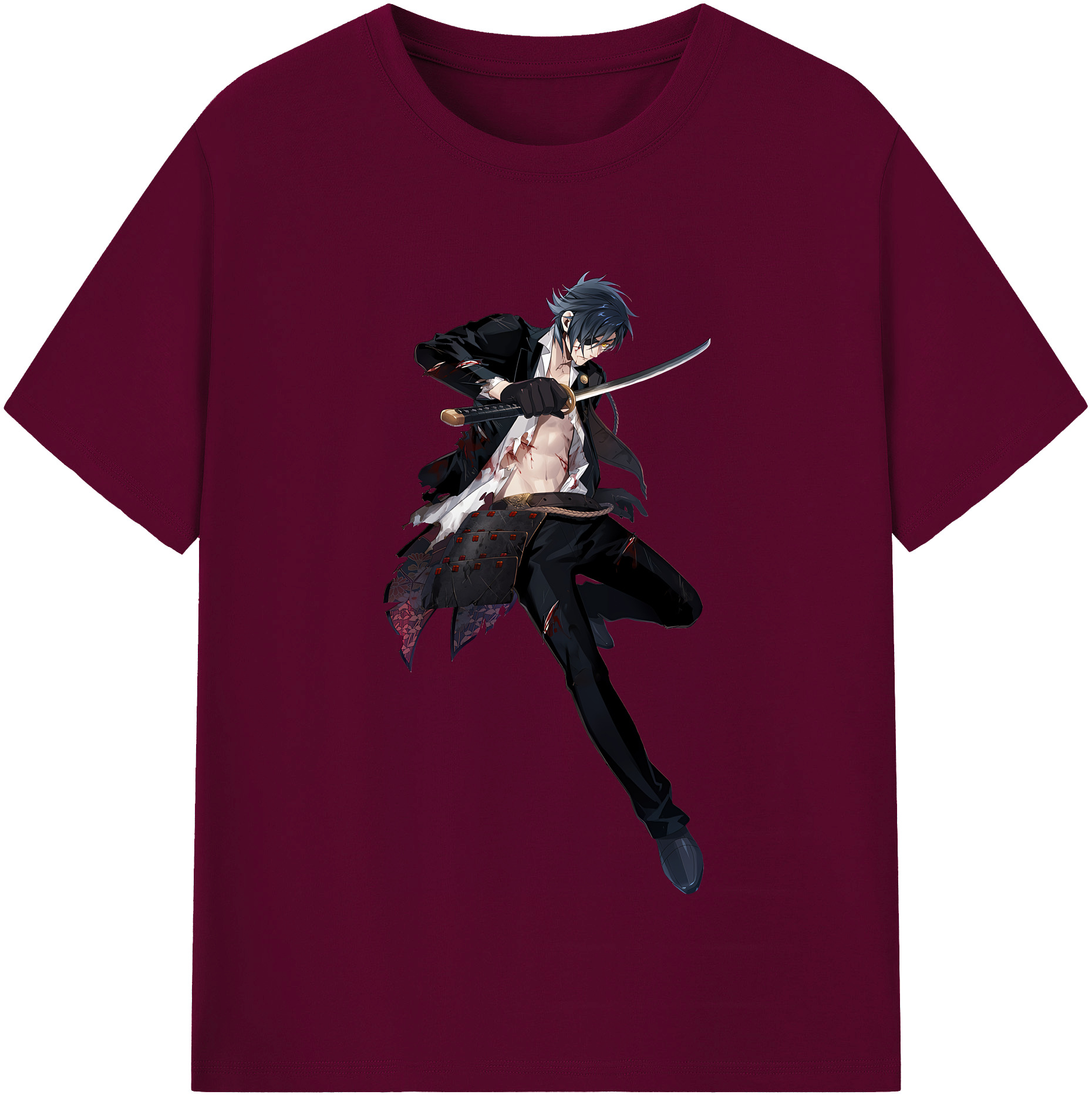 （画像用） 刀剣乱舞 Touken Ranbu レディースカジュアルプリントTシャツ（綿100％）